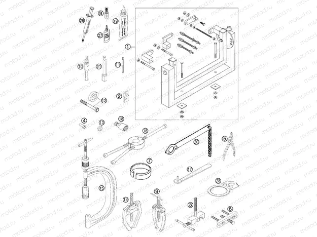 Special tools (engine)