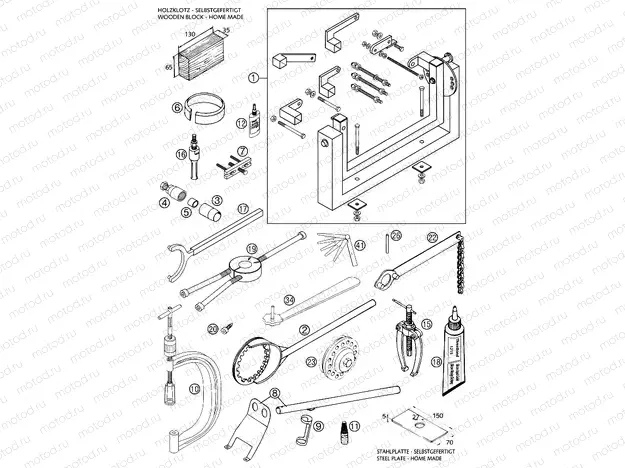 Special tools (engine)