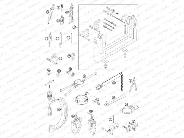 Special tools (engine)
