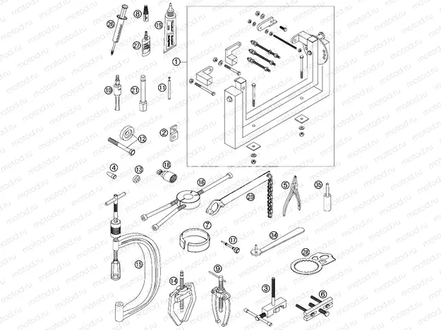 Special tools (engine)