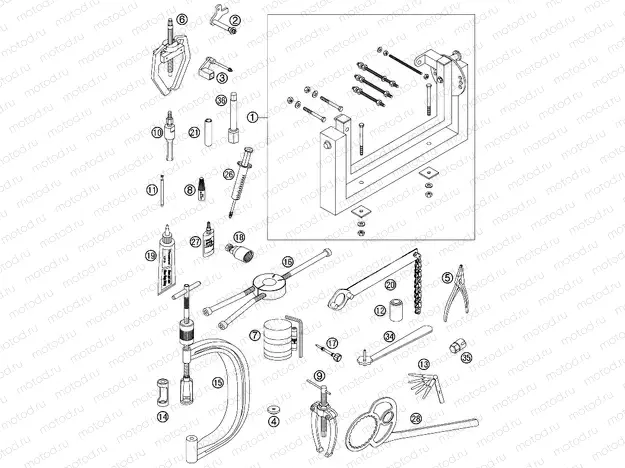 Special tools (engine)