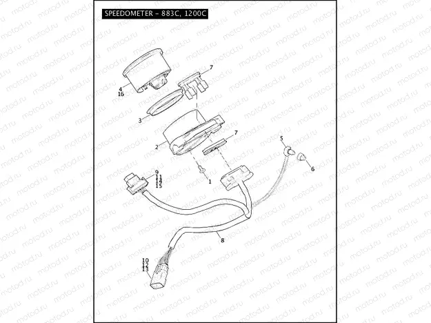 SPEEDOMETER - 883C, 1200C