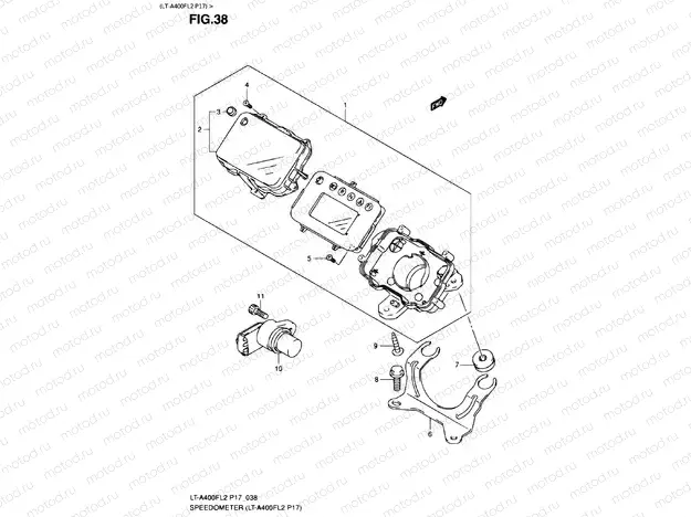 SPEEDOMETER (LT-A400FL2 P17)