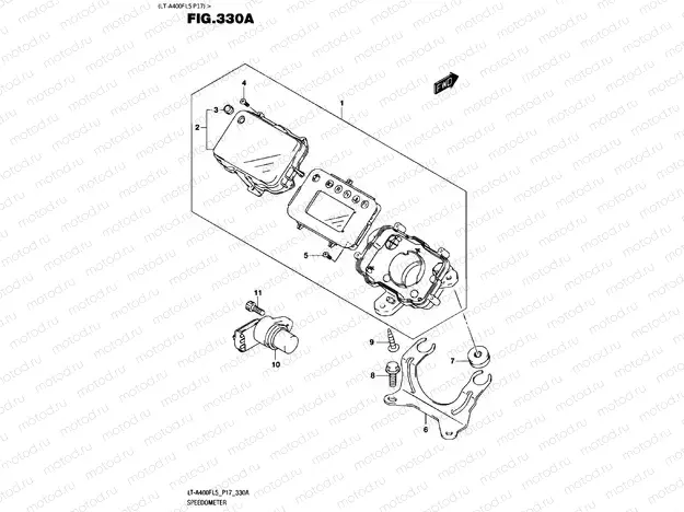 SPEEDOMETER (LT-A400FL5 P17)
