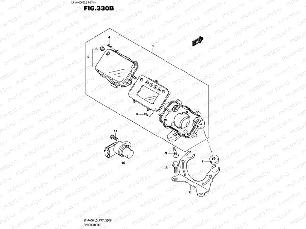 SPEEDOMETER (LT-A400FZL5 P17)