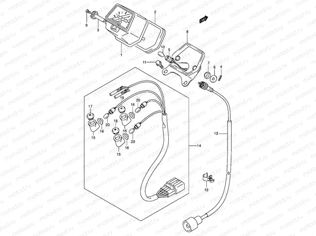 SPEEDOMETER (MODEL K3/K4)
