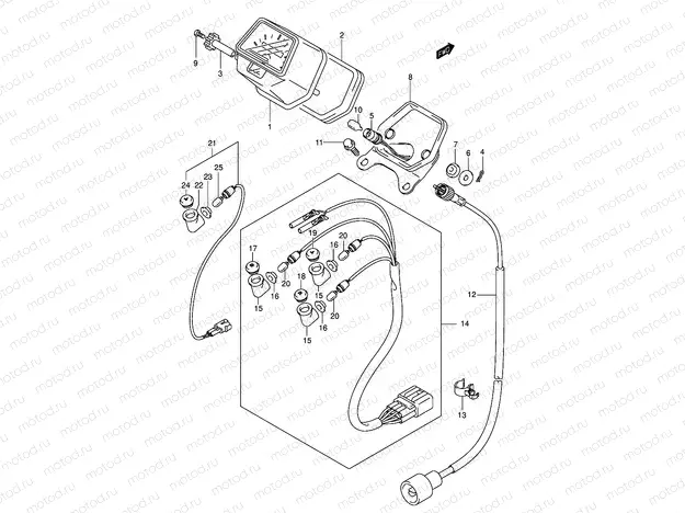 SPEEDOMETER (MODEL K3/K4)