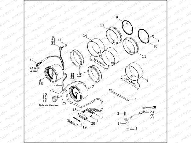SPEEDOMETER & TACHOMETER