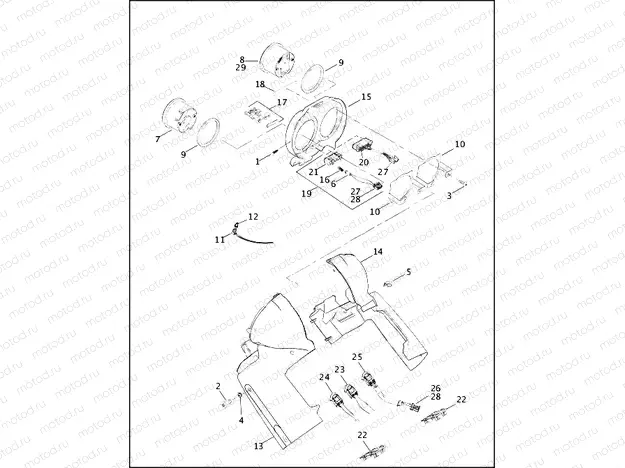 SPEEDOMETER & TACHOMETER - FLTR