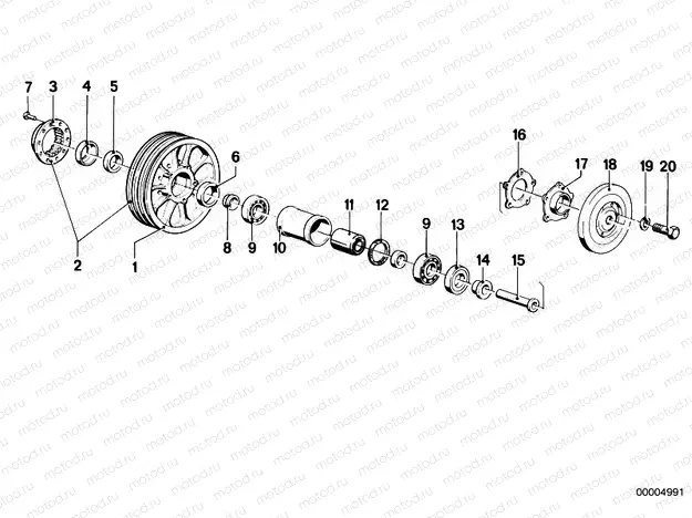 Spoke wheel-wheel hub