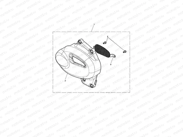 Sprocket Cover Kit, Chrome