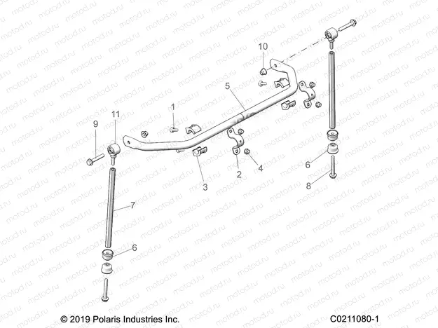 STABILIZER BAR - A20SGE95AK (C0211080-1) | STABILIZER BAR - A20SGE95AK (C0211080-1)
