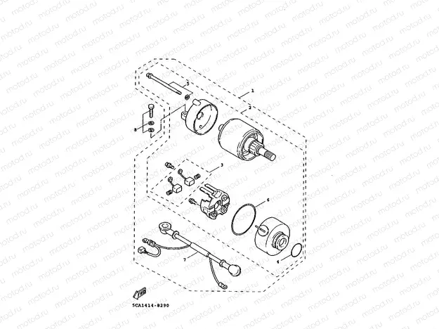 Start motor