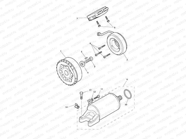 Starter & Alternator 612714