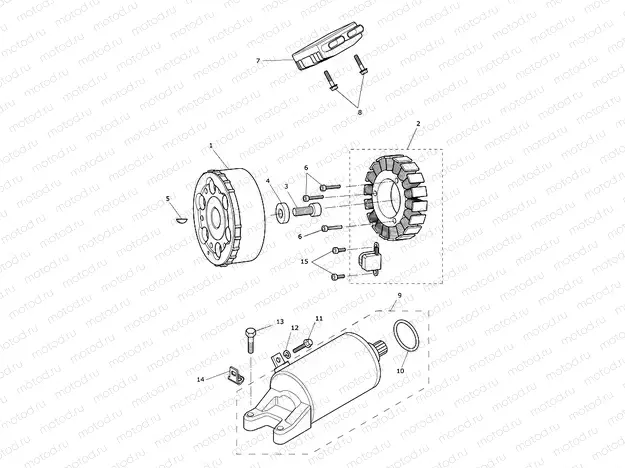 Starter & Alternator 612714