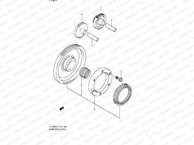 Starter clutch