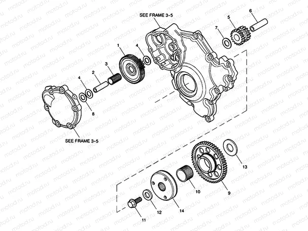 Starter Drive Gears 491323