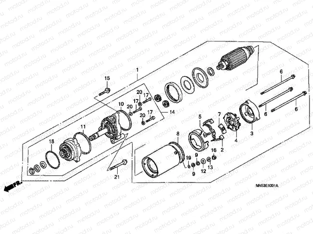 STARTER E-10-1 (GL1500L / AM / SEM / AN / SEN)