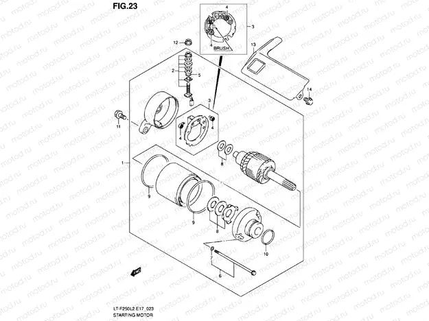 Starter motor