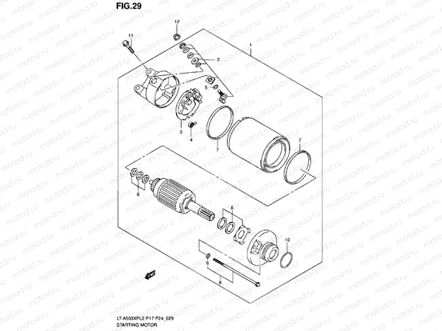 Starter motor