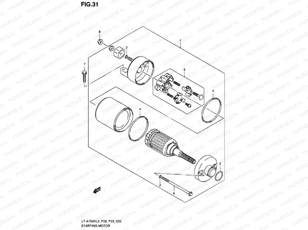 Starter motor