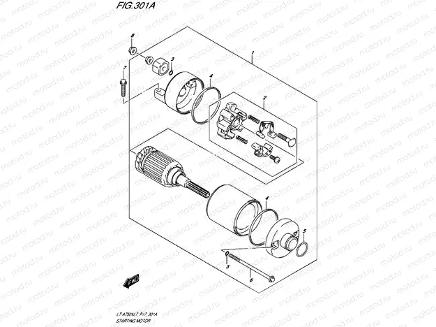 Starter motor