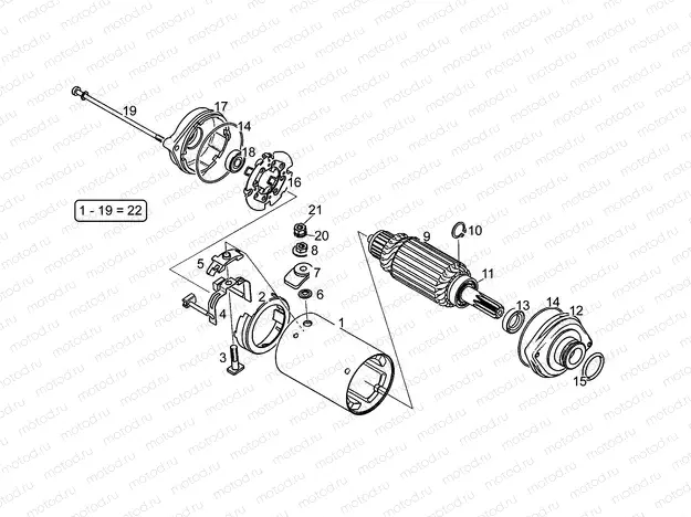Starter motor