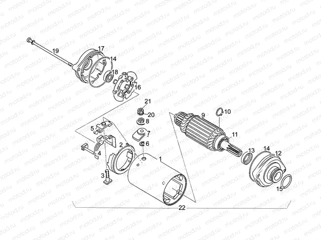 Starter motor
