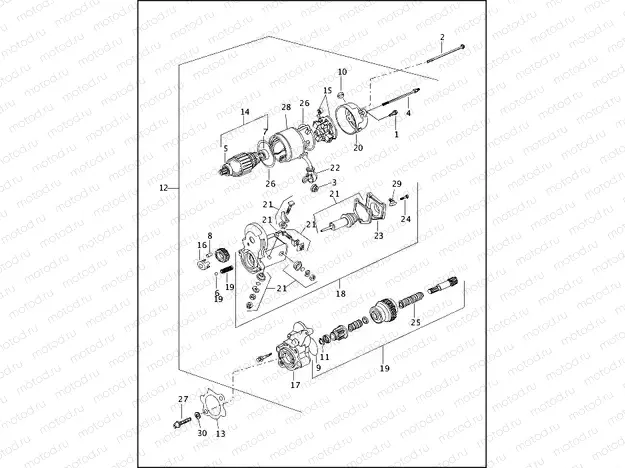 STARTER MOTOR