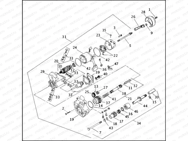 STARTER MOTOR