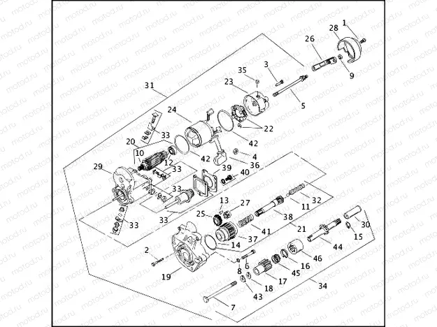 STARTER MOTOR