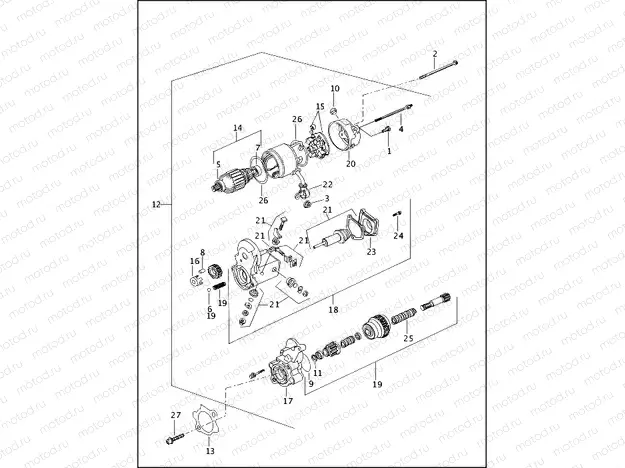 STARTER MOTOR