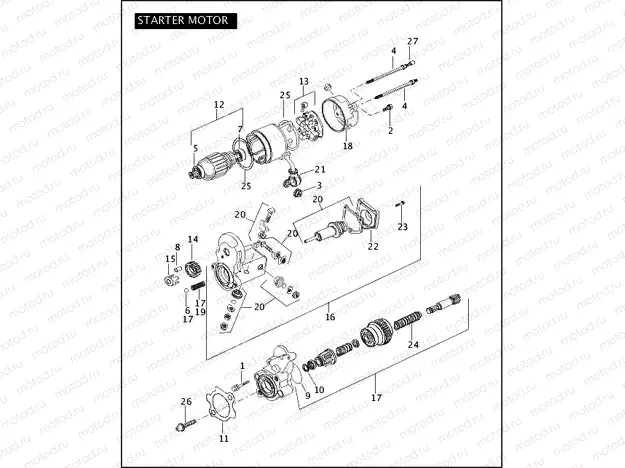 STARTER MOTOR