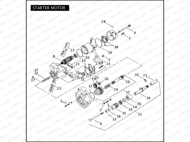 STARTER MOTOR