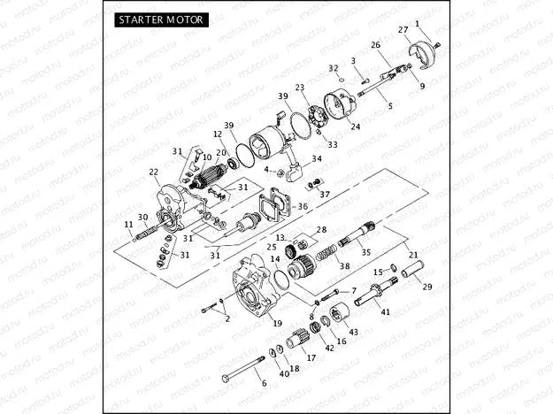 STARTER MOTOR