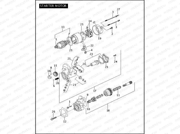 STARTER MOTOR