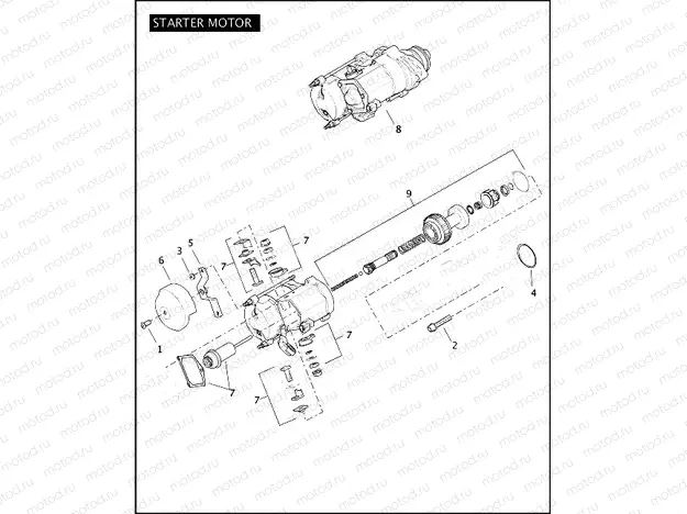 STARTER MOTOR