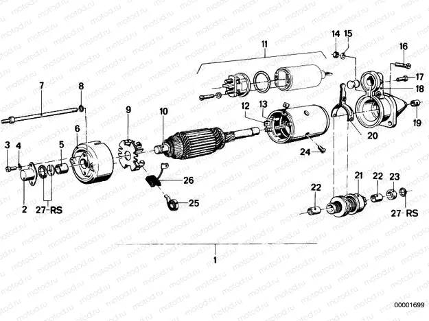 Starter parts