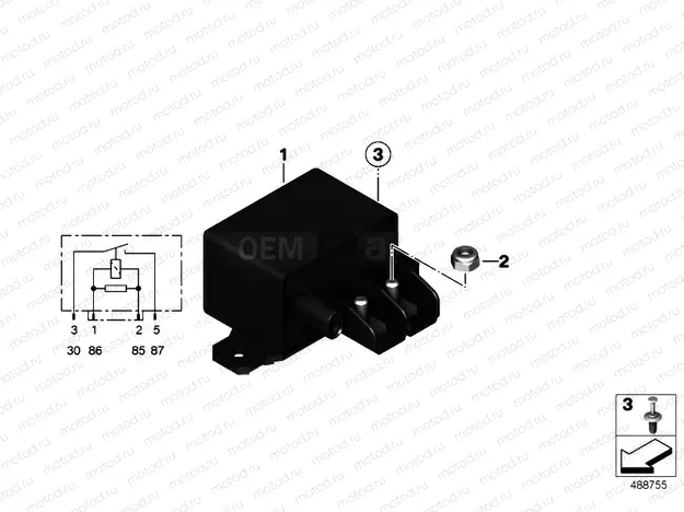 Starter relay