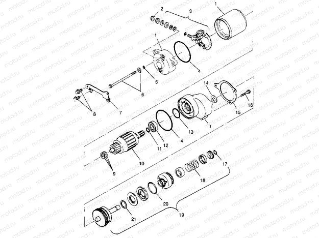 STARTING MOTOR 2x4 400L W947540 (4926752675C014) | STARTING MOTOR 2x4 400L W947540 (4926752675C014)