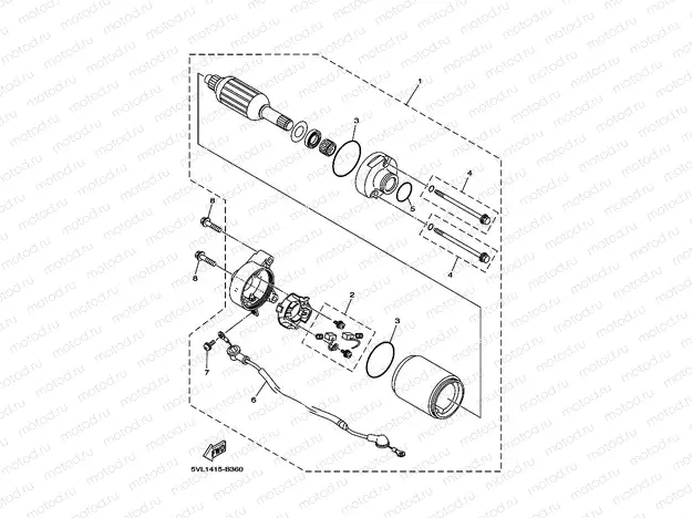 STARTING MOTOR