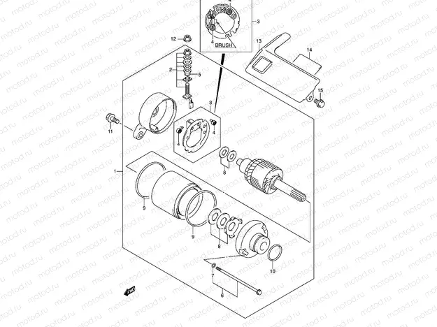 STARTING MOTOR