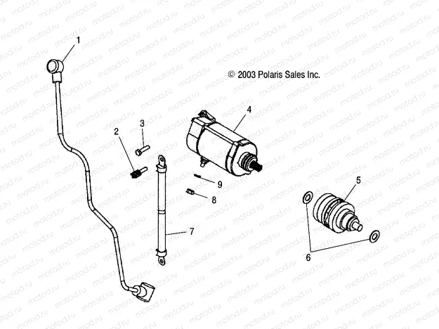 STARTING MOTOR - A04CH68AP/AQ/AU/CU (4987468746D13) | STARTING MOTOR - A04CH68AP/AQ/AU/CU (4987468746D13)