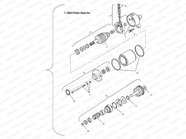 STARTING MOTOR - A04JD50AA/AB/CA (4985938593E07) | STARTING MOTOR - A04JD50AA/AB/CA (4985938593E07)