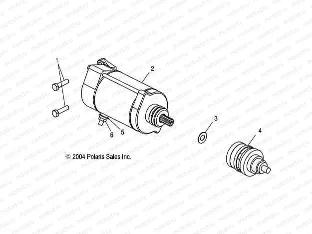 STARTING MOTOR - A05MH68AP (4999609960E05) | STARTING MOTOR - A05MH68AP (4999609960E05)