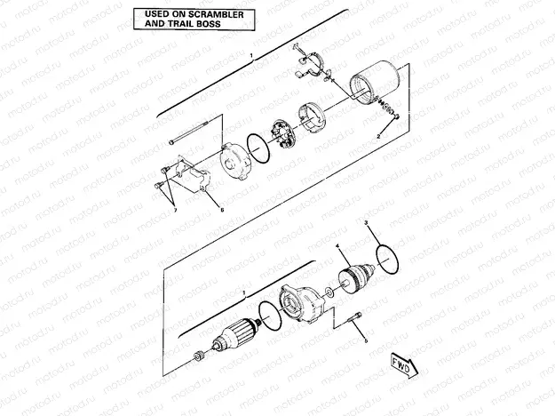 Starting Motor Assembly (4910981098050A) | Starting Motor Assembly (4910981098050A)