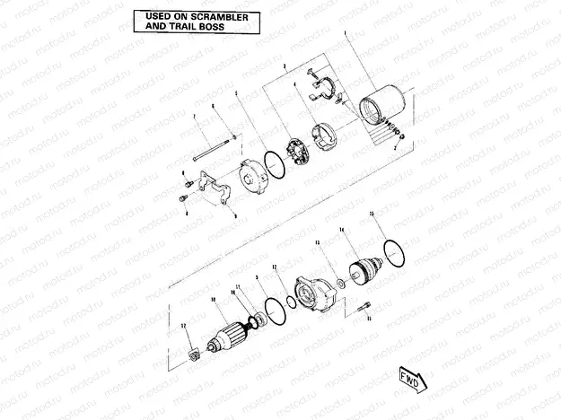Starting Motor Assembly (4911991199050A) | Starting Motor Assembly (4911991199050A)
