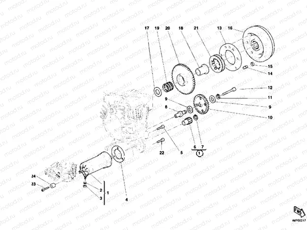 STARTING MOTOR » ELECTRIC STARTER