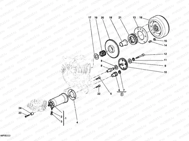 STARTING MOTOR » ELECTRIC STARTER