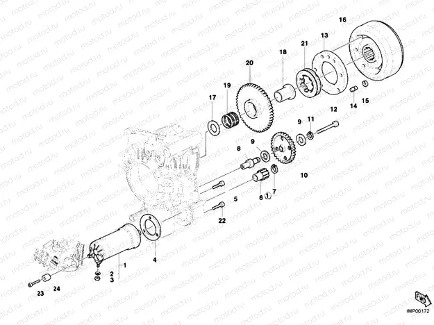 STARTING MOTOR » ELECTRIC STARTER